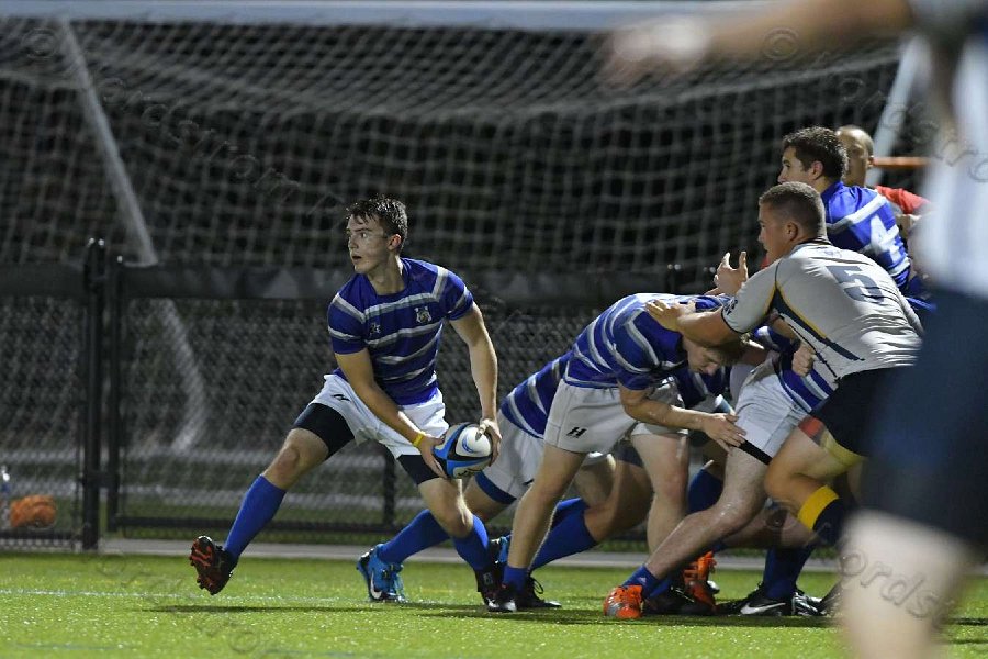 Wheaton Men\'s Rugby vs Mass Maritime.  Photo by Keith Nordstrom